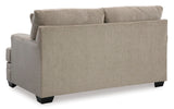 Signature Design by Ashley Stonemeade Casual Loveseat with 2 Toss Pillows, Light Brown Signature Design by Ashley