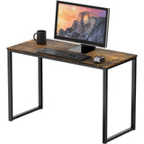 SHW Mission 32 inches Office Desk, Rustic Brown SHW