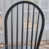 Christopher Knight Home Declan Farmhouse Cottage High Back Spindled Rubberwood Dining Chairs, 2-Pcs Set, Black Christopher Knight Home
