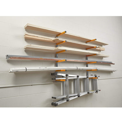 TWO BORA PBR-001 Wood Organizers & Lumber Storage Metal Racks - WoodArtSupply