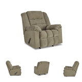 Signature Design by Ashley Kegler Contemporary Tufted Manual Rocker Recliner, Light Brown Signature Design by Ashley