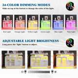 WOOVIVS 39.4" Modern LED Sideboard Buffet Cabinet with Wireless Charging Station, High Gloss Entrance Cabinet with Motion Sensor Light, Coffee Bar Cabinet for Dining Room, Kitchen, Hallway (White) WOOVIVS