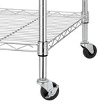 Finnhomy Heavy Duty 8 Tier Wire Shelving with Wheels 18x18x72.8-inches 8 Shelves Storage Rack Thicken Steel Tube, Pantry Shelves for Storage, Finnhomy