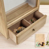 TJ.MOREE Deep Shadow Box Frame with Drawer, Shadowbox Display Case with Glass Window Picture Frame Memorabilia Bouquet Medals Military Photos Memory Box for Keepsakes TJ.MOREE