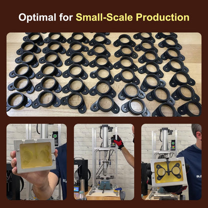 Siraya Tech Sculpt High-Temp Resistant 3D Printer Resin - Up to 180C, High Precision, Compatible with 8K DLP/LCD Printers for Engineering, Jewelry, & Industrial Applications (Clear, 1kg)