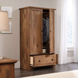 Sauder Palladia Armoire, Vintage Oak finish Sauder