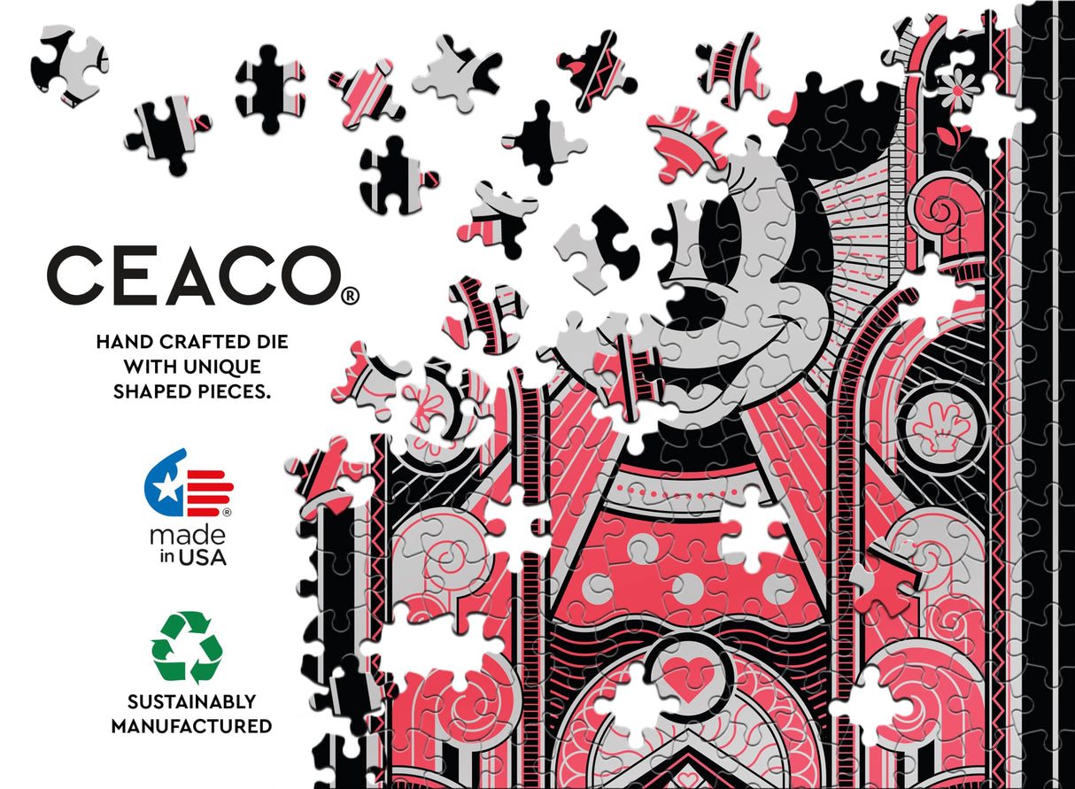 Ceaco - Disney's 100th Anniversary - Luxe Minnie - 300 Piece Jigsaw Puzzle Ceaco