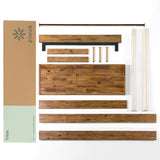 ZINUS Tricia Adjustable Wood Platform Bed Frame with Slat Support - King Size Zinus