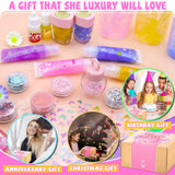 WhizToys 74 PCS Lip Gloss Making Kit, DIY Make Your Own Lip Gloss Kit Beginner,Fun Craft Set for Girls Kids Teens Women, Birthday Gifts Set for Girl,Woman WhizToys