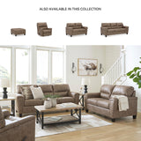 Signature Design by Ashley Navi Modern Loveseat with Removable Cushions, Dark Brown Signature Design by Ashley