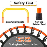 Yeeeasy Toddler Trampoline Baby Trampoline - Mini Trampoline for Kids 1 Year Plus Nursery Trampoline with Handle, Baby Gifts for Boys and Girls, Indoor and Outdoor, Giraffe Yeeeasy