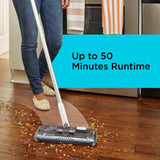 BLACK+DECKER 50 Minute Lithium Floor Sweeper, Multi-Surface Use, Charger Included (HFS115J10) BLACK+DECKER