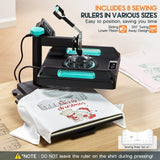 Specraft 11-in-1 Combo Heat Press, 15x15 360° Swing-Away Digital Sublimation Machine for T-Shirts Mugs Hats Plates Shoes, Green Black SPECRAFT