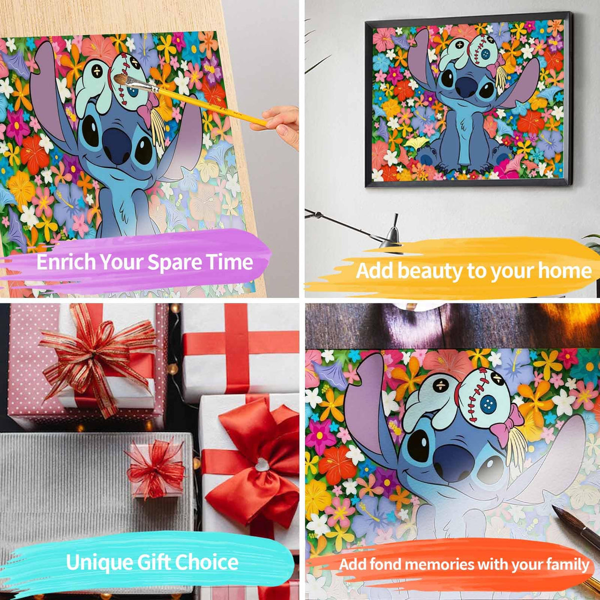 JYLMOOD Paint by Number for Adult Kits, DIY Cartoon Acrylic Oil Painting Kits for Adults Kids Beginners for Home Wall Decor Gifts 16x20 Inch (No Frame) JYLMOOD