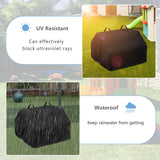 Owlcover Kids Sandbox Cover for Little Tikes Dirt Diggers Excavator Sandbox,Waterproof, Anti-UV Outdoor Toys Sandbox Cover,Cover Only Owlcover