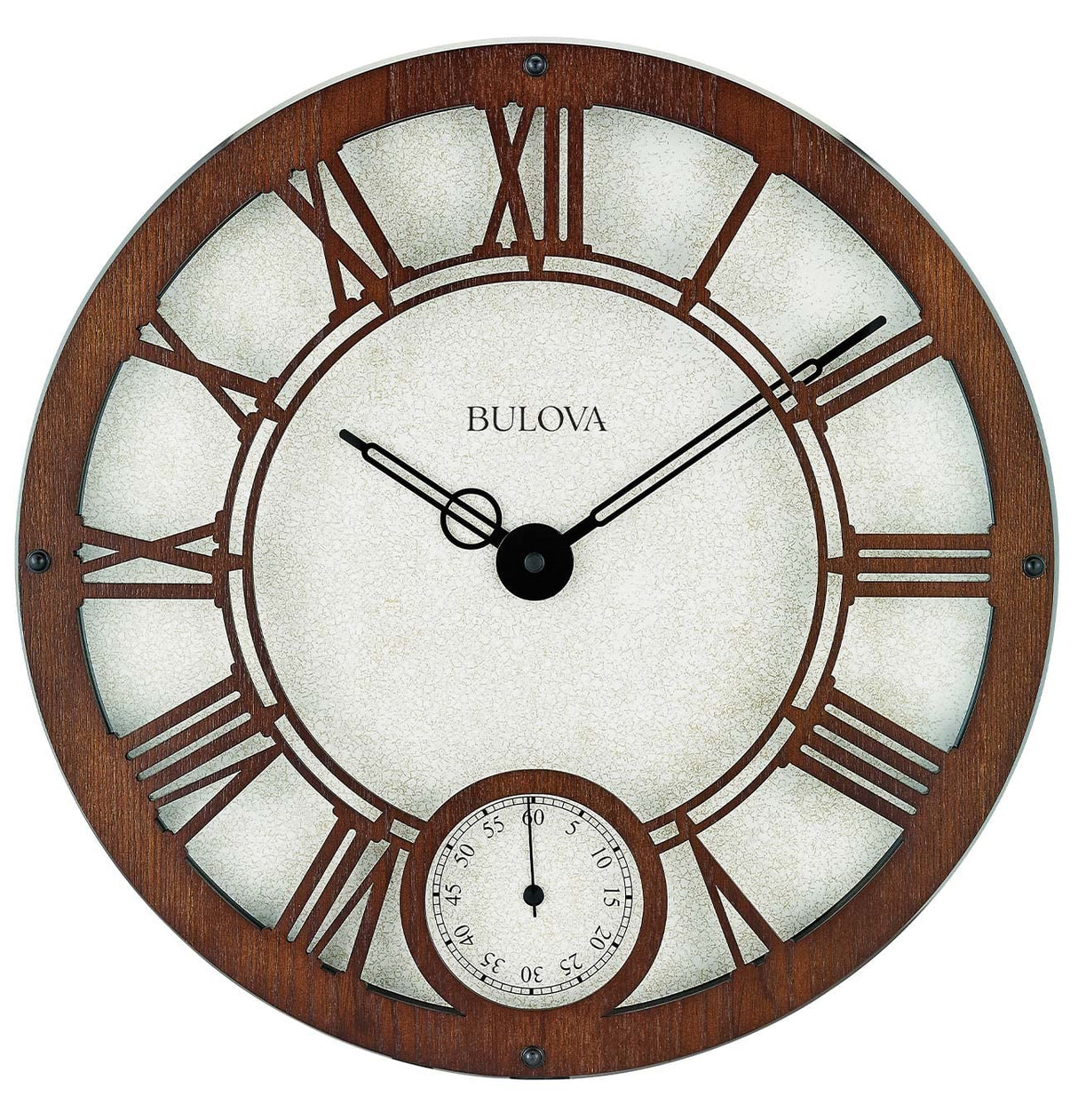 Bulova Clocks Model C4887 Beacon Hill, Walnut Bulova