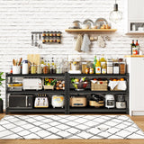 SDXYSTCE 48" W Garage Shelving Heavy Duty, 1500LBS Loads Adjustable Garage Storage Shelves, 3-Tier Metal Shelving Units and Storage Racks, Industrial Utility Shelf,48" Wx18 Dx39 H, Black SDXYSTCE