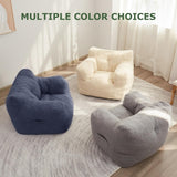 HIGOGOGO Giant Bean Bag Chairs,Big Comfy Chair Sofa for Bedroom Living Room, Large Lazy Bean Bag Chair with Pocket Armrests for Gaming, Reading HIGOGOGO