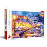 Trefl Procida Island by Night, Italy 1000 Piece Jigsaw Puzzle Red 27"x19" Print, DIY Puzzle, Creative Fun, Classic Puzzle for Adults and Children from 12 Years Old Trefl