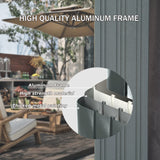 Domi 12’ X 20’ Hardtop Gazebo Canopy with Netting & Curtains, Outdoor Aluminum Gazebo with Galvanized Steel Double Roof for Patio Lawn and Garden, Gray domi outdoor living