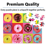 LELEMON Puzzles for Kids Ages 4-8,Donut Puzzle 100 Piece Puzzles for Kids in a Metal Box, Educational Kids Puzzles Jigsaw Puzzles 100 Piece Puzzle Games Puzzle Toys for Girls and Boys LELEMON