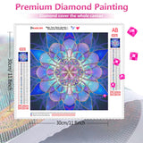 Huacan 5D Diamond Painting Kit Mandala Diamond Art Kits for Adults Full Square Drill Flower DIY Paint with Diamonds Art Craft Home Decor 11.8x11.8in Huacan
