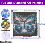 Diamond Art Kits for Adults - Butterfly Diamond Painting Kits for Adults Beginners, Full Drill Diamonds Art Painting Crafts for Home Wall Decor 13.8x13.8in, Landscape croshom