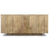 SIMPLIHOME Lockhart SOLID MANGO WOOD Wide Modern Square Coffee Table Fully Assembled for The Living Family Room, 30 inch, Natural SIMPLIHOME