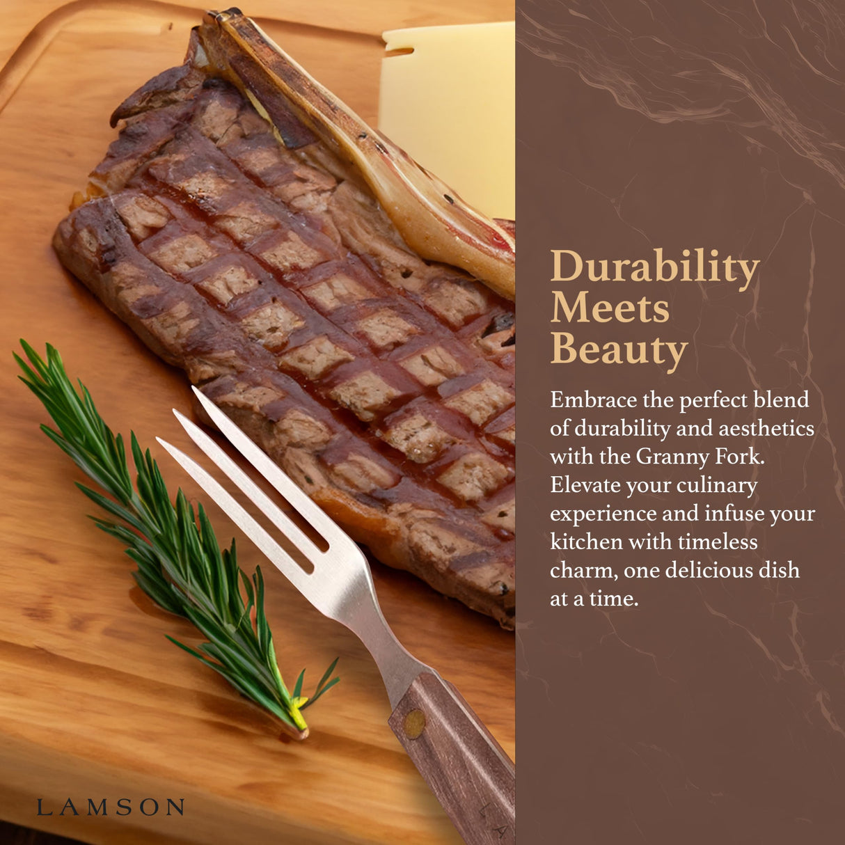 Lamson 7" Granny Fork with 3-Tines Lamson