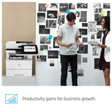 HP LaserJet Enterprise MFP M528dn Monochrome All-in-One Printer with built-in Ethernet & 2-sided printing (1PV64A), White HP