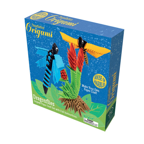 House of Marbles Deluxe Origami Paper Craft Set - Dragonflies House of Marbles