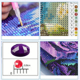 Skyboda Dreamcatcher Net Diamond Painting Kits for Adults, DIY Diamond Art Kits Full Round Drill Gem Art Diamond Crafts for Home Wall Art Decor 12×16inch Skyboda