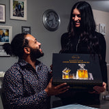 LIGHTEN LIFE Whiskey Decanter Set with Bar Accessories,Crystal Whiskey Decanter and Glass Set in Gift Box,Non-Lead Bourbon Decanter Set for Rum Scotch,Wedding Anniversary Birthday Gift for Men Him Dad LIGHTEN LIFE