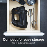 Proctor Silex Easy Mix 5-Speed Electric Hand Mixer with Bowl Rest, Compact and Lightweight, 100 Watts of Peak Power, Black (62511) Proctor Silex