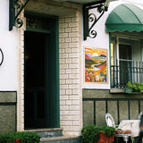 NPCSWXQ Paint by Numbers Kit for Adults Beginners, Sunrise Mountains and Rivers Landscape Painting Crafts Number Art Paint Kits for Home Wall Bedroom Study or Office Decor Gift 16x20Inch NPCSWXQ