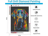 EIBEILI Diamond Painting Kits for Adults DIY 5D Diamond Art Paint with Round Diamonds Full Drill Gem Dog Art Painting Kit for Home Wall Decor Gifts 12x16inch EIBEILI