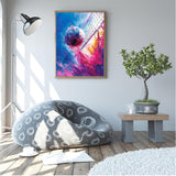 UPABLUNSO Volleyball Diamond Painting Kits for Adults, Ball Diamond Painting Art Kit for Adult, DIY Full Drill Diamond Art Painting, 5D Gem Art and Crafts for Home Wall Decor Gift 12x16 Inch UPABLUNSO