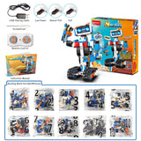 okk Robot Building Toys for Boys, STEM Projects for Kids Ages 8-12, Remote & APP Controlled Engineering Learning Educational Coding DIY Building Kit Rechargeable Robot Toy Gifts for Girls okk