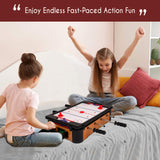 Point Games 3 in 1 Small Multi Game Set, Foosball, Air Hockey, Table Tennis - Portable Mini Arcade Table for Easy Carry - Perfect Arcade Gift for Children - Recommended Age 3+ Point Games