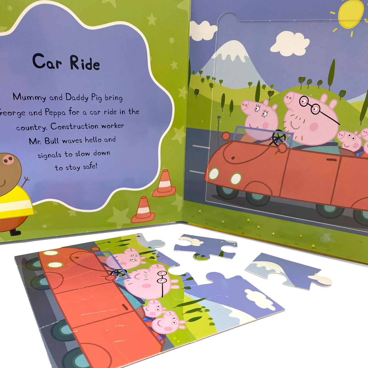 Peppa Pig My First Puzzle Book - Jigsaw Puzzles for kids, 10-page board book, 5 puzzles to enjoy Phidal
