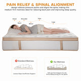 Twin Mattress, 10 Inch Twin Mattress for Kids,Adult,Pocket Springs for Pressure Relief, Motion Isolation CertiPUR-US Certified, Edge Support,Fiberglass Free，Soft Feel but Supportive，365 Night Trial TQX