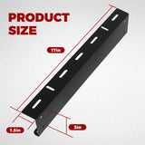 Overhead Garage Storage Rack System – Heavy-Duty Adjustable Ceiling Rails for Totes, Fits Most Storage Bins (8 Sets Hold 4 Bins Each) Sidasu