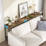 Tribesigns 70.9 Inch Rustic Industrial Console Table - Versatile Sofa & Entryway Table Tribesigns
