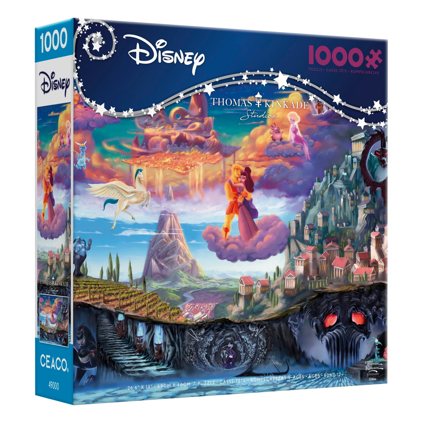 Ceaco - Thomas Kinkade - Disney - Hercules -1000 Piece Jigsaw Puzzle