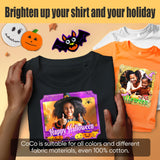 TransOurDream Tru-Sublimation Blanks Coco Sets, Silky Fabric 10 Sheets for Cotton, Light/Dark Fabrics and Sublimation Paper 130g 10 Sheets 8.5x11’’ TransOurDream