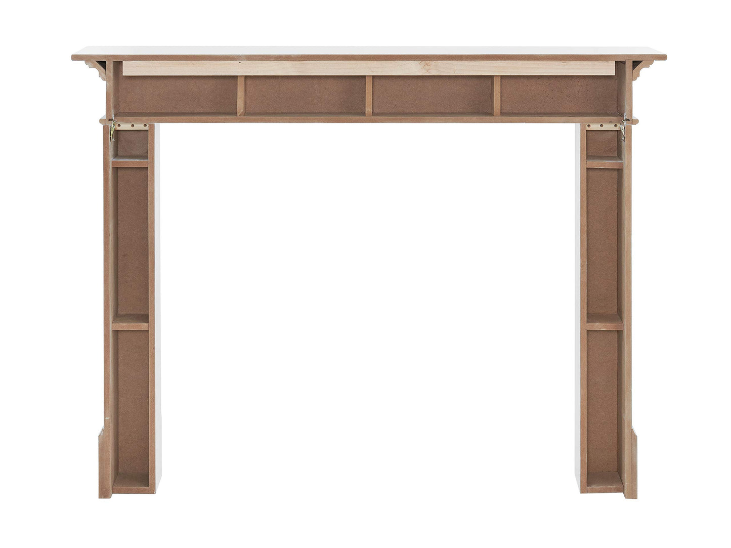 Pearl Mantels Harmonious and Elegant MDF Mantel Surround, 48", Crisp White