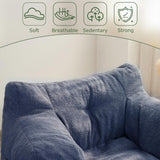 HIGOGOGO Giant Bean Bag Chairs,Big Comfy Chair Sofa for Bedroom Living Room, Large Lazy Bean Bag Chair with Pocket Armrests for Gaming, Reading HIGOGOGO