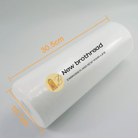 New brothread No Show Mesh Machine Embroidery Stabilizer Backing 12" x 50 Yd roll - Light Weight 1.8 oz - Cut into Variable Sizes for Machine Embroidery and Hand Sewing New brothread