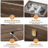 Homde Watch Box for Men Jewelry Organizer with Real Glass Watch Case for Ring, Bracelet, Watch, Necklace, Earrings, and Accessories Homde