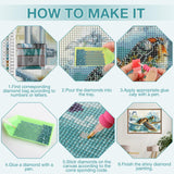 MEIYUDA Sea Turtle Diamond Painting Kits for Adults, 5D Bath Turtle Diamond Art Kits for Beginners, Animals DIY Full Diamonds Art Painting Kit for Home Wall Decor Present 12x16inch MEIYUDA